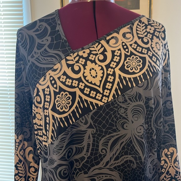 Lily by Firmiana, tunic, dress, shirt, ornate, nwt, artsy - Picture 10 of 14